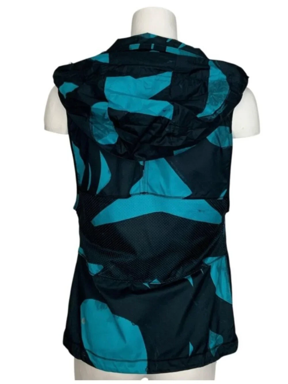 Lululemon Pack It Vest 4 Back Spin Stroke Peacock Blue Black